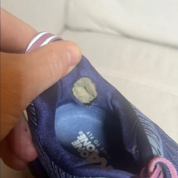 Hoka Navy and Purple Athletic Shoes Size 8.5 - Picture 7 of 13